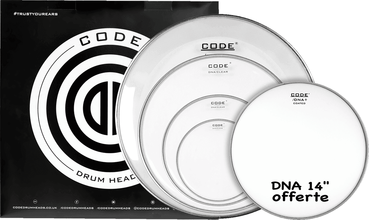 Full Pack DNA Clear 10/12/16/22 + 14" DNA Coated