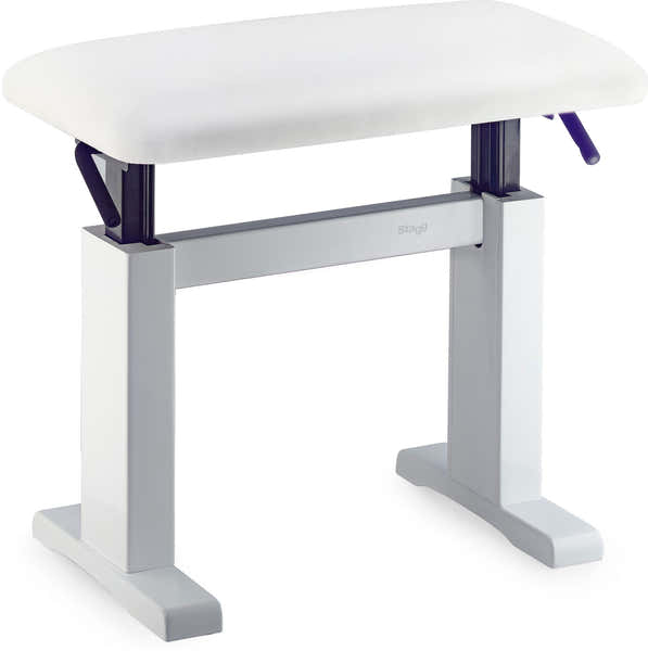 Stagg PBH780 WHM SWH Keyboard Bench Matt White