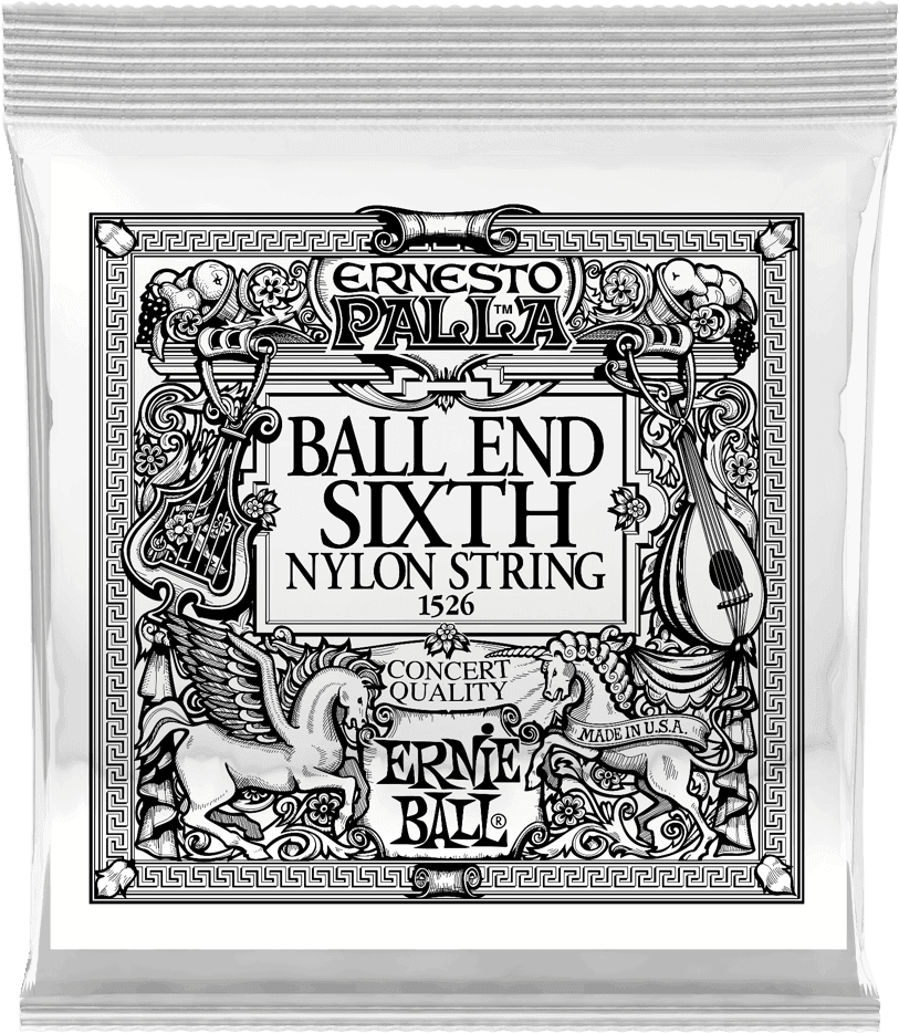 GOLD 6TH ERNESTO PALLA NYLON BALL END CLASSICAL GUITAR STRINGS