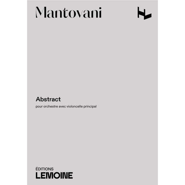 Lemoine Mantovani Bruno - Abstract