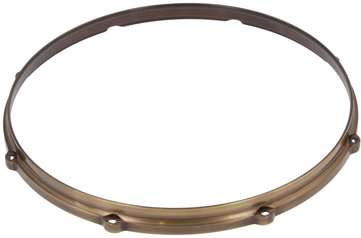 Hdc3-16-8Vbb 16" 8 Holes Black 3Mm Die Cast Drum Hoop Vintage Brushed Brass