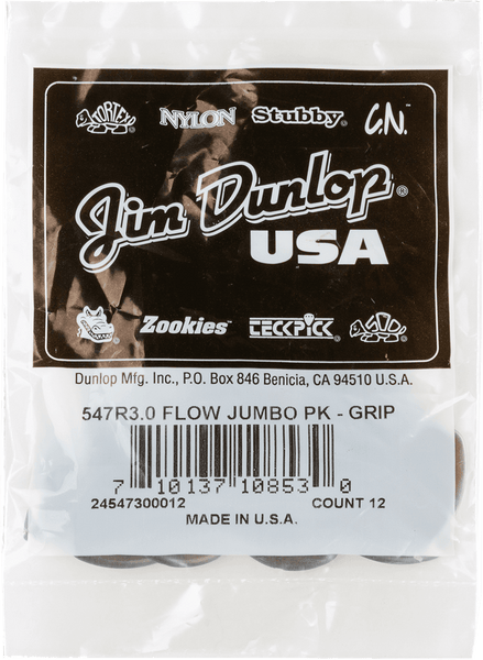 Dunlop 12 x 3,00mm Flow Jumbo Grip
