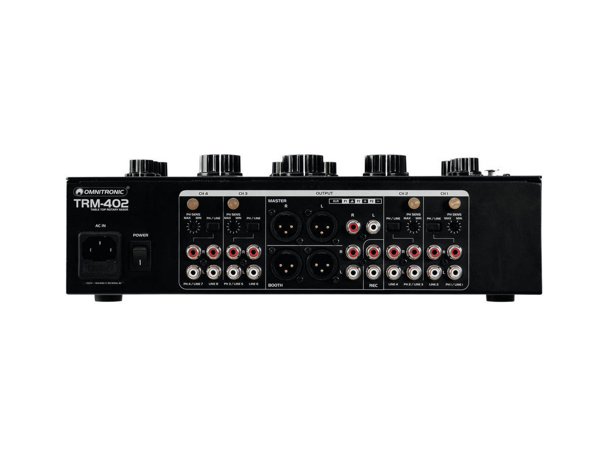 TRM-402MK3 - 4- CHANNEL ROTARY MIXER