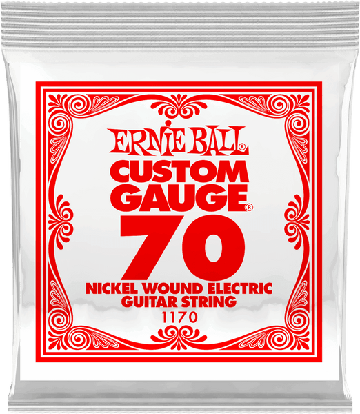 Ernie Ball .070 NICKEL WOUND ELECTRIC GUITAR STRINGS