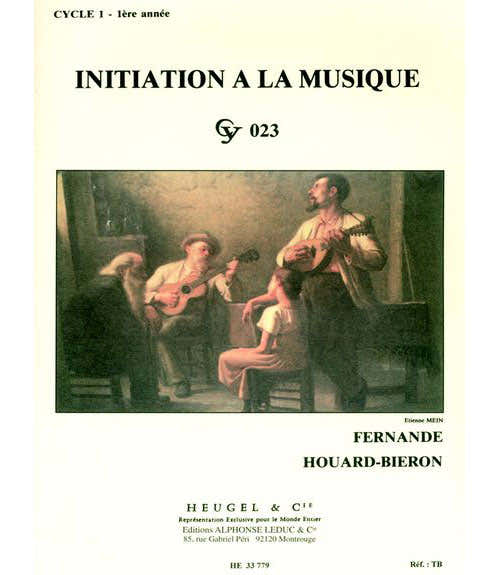 FERNANDE HOUARD-BIERON - INITIATION A LA MUSIQUE