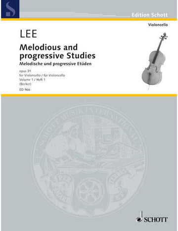 Lee - Etudes Mélodiques et Progressives Op. 31 - Violoncelle