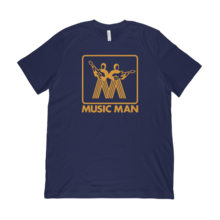 Music Man T-Shirt Mm Vintage Logo Gold - Xl