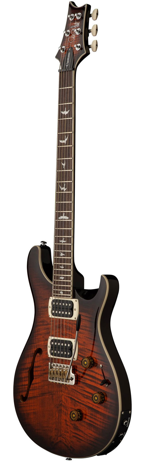 Custom 24 SE SH Piezo Orange Tiger Smokeburst