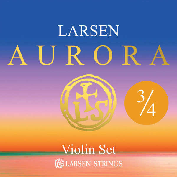 Larsen Strings AURORA VIOLIN STRINGS SET 3/4 MEDIUM