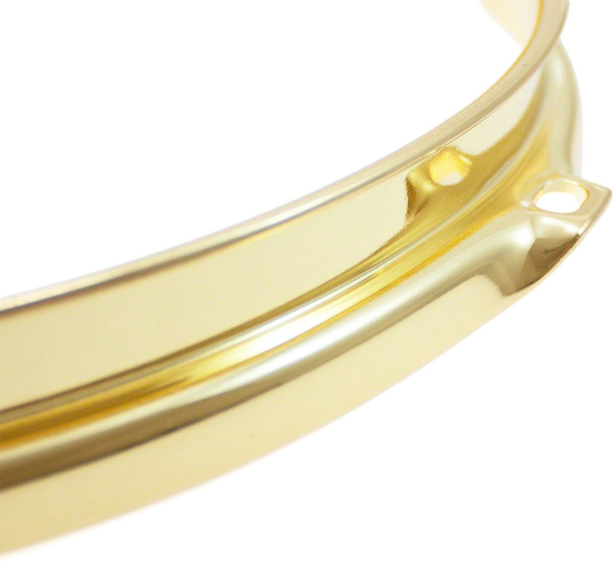 H30-10-6BR - 10" 6 Holes Brass 3.0mm Super Triple Flange Drum Hoop
