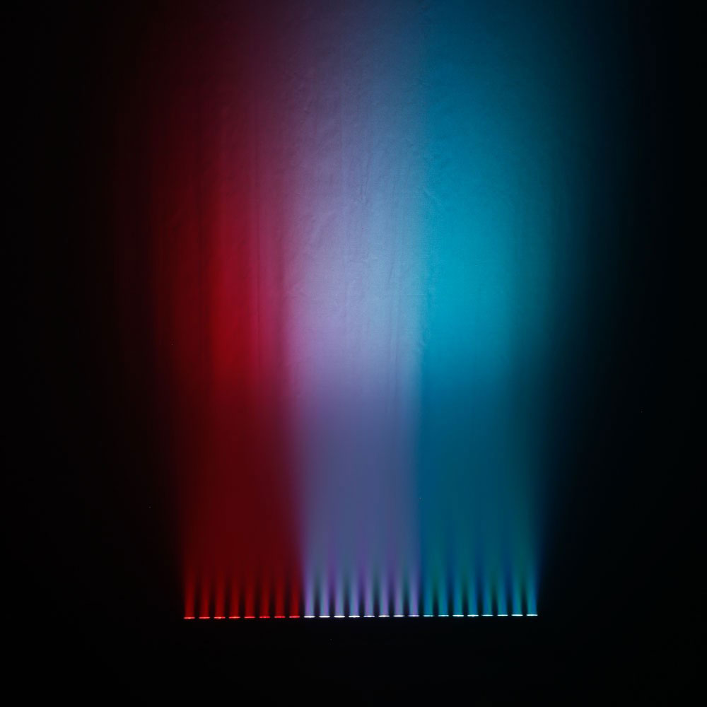 TRIBAR 400 IR - TRICOLOR LED BAR (RGB) 24 X 3 W BLACK BOX WITH INFRARED REMOTE CONTROL