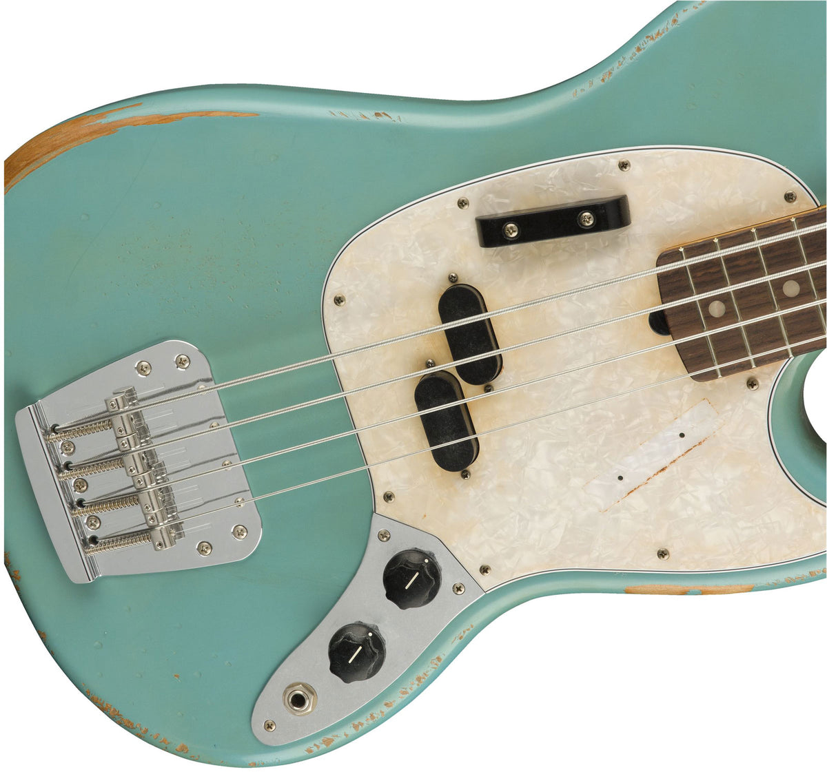 Mustang Bass Signature Jmj RW Faded Daphne Blue