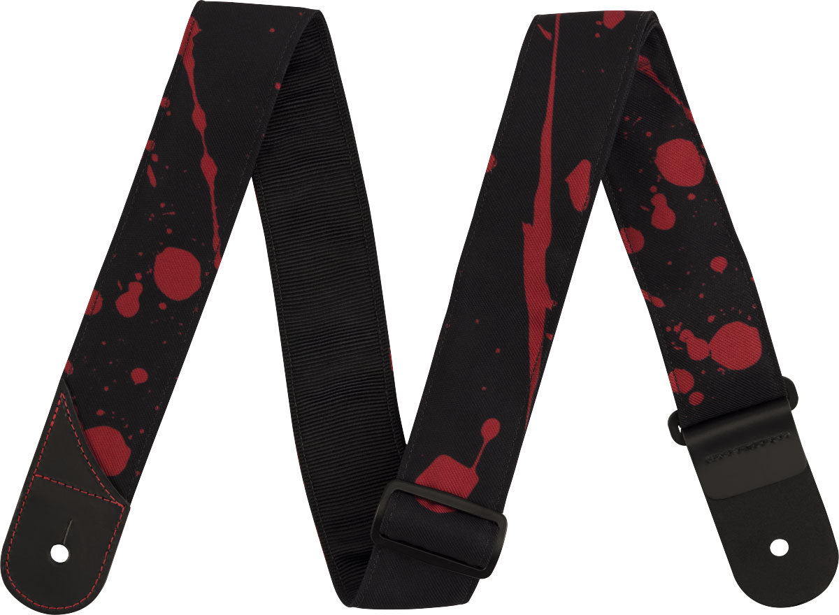 JACKSON® SPLATTER STRAP BLACK AND RED 2"