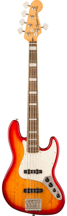 Classic Vibe Active '70s Jazz Bass V LRL White PLPG Sienna Sunburst - Refurbished