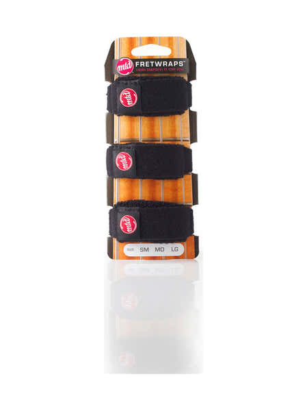 Gruvgear FretWraps 3-Pack MTD Black - Medium