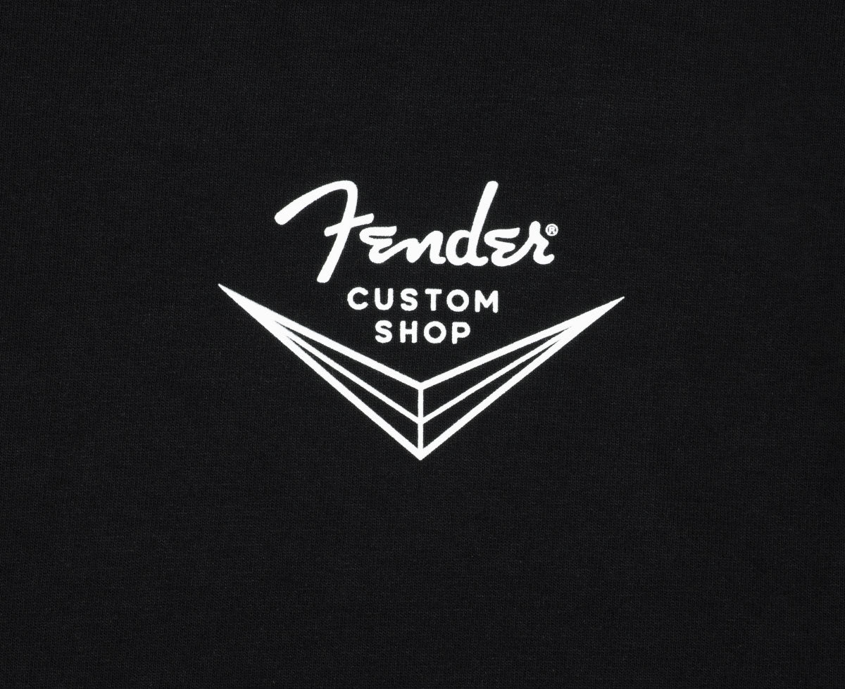 "S" T-Shirt Logo Fender Custom Shop Black