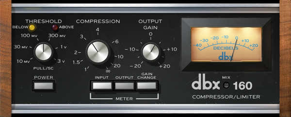 Universal Audio UAD DBX 160 Compressor / Limiter