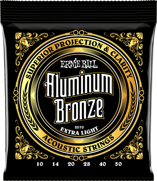 Ernie Ball P02570 ALUMINUM BRONZE 10-50 EXTRA LIGHT