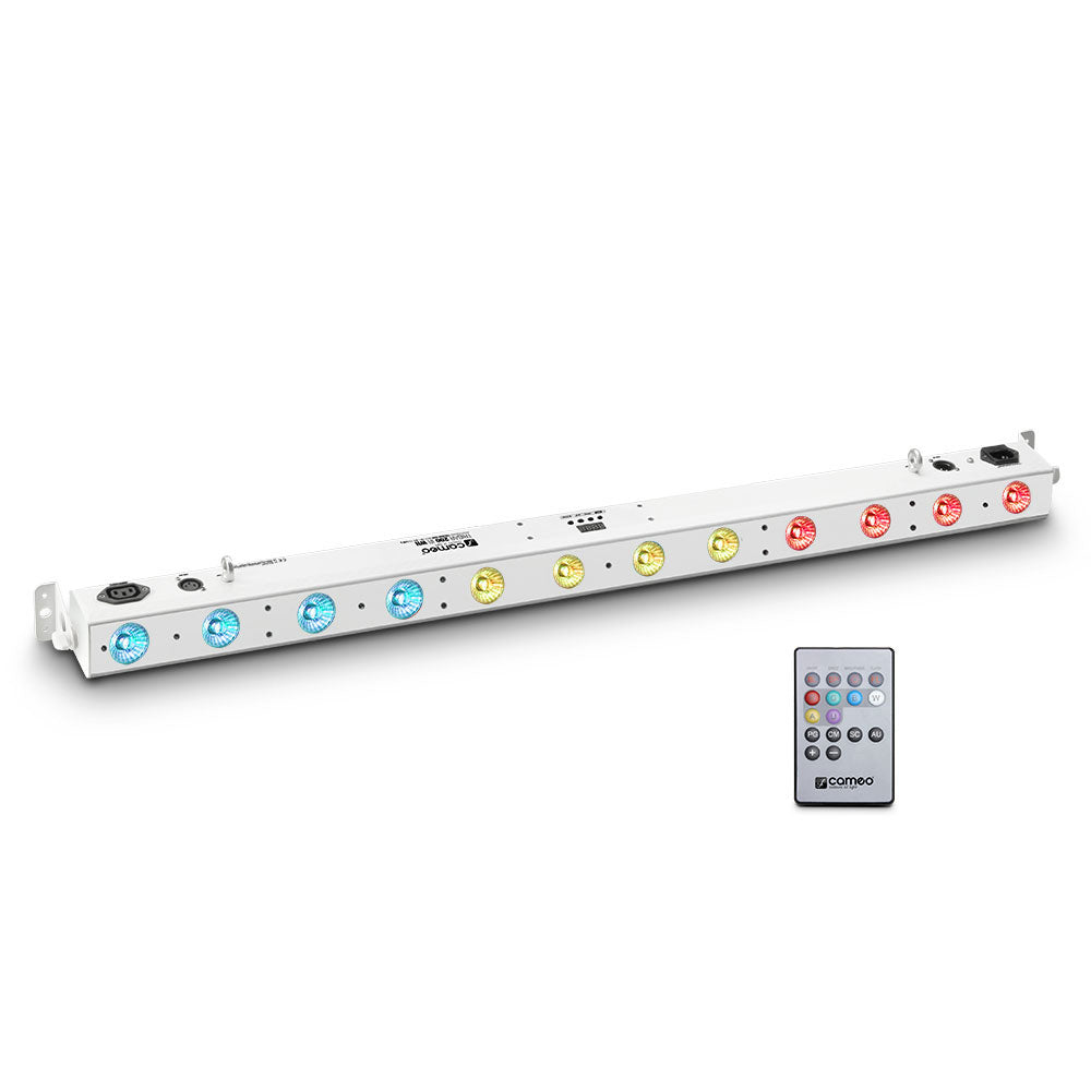 TRIBAR 200 IR WH - TRICOLOR LED BAR (RGB) 12 X 3 W WHITE BOX WITH INFRARED REMOTE CONTROL
