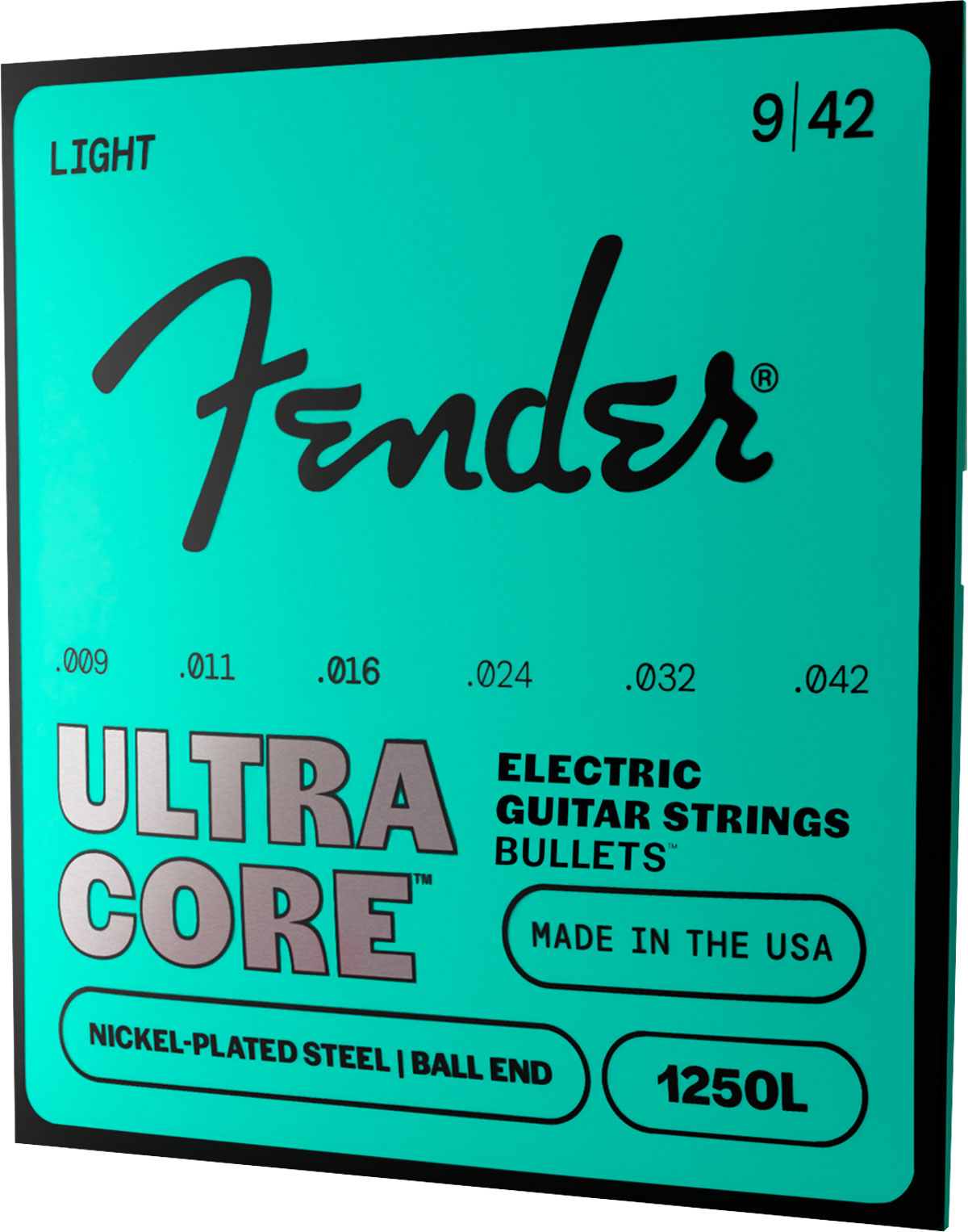 Ultracore Nickel-Plated Steel, Ball End, 1250L 09-42, (6)