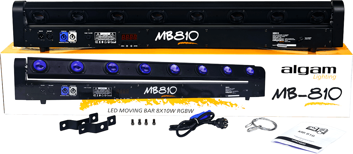 MB 810 - 8 RGBW MOTORIZED LED BAR