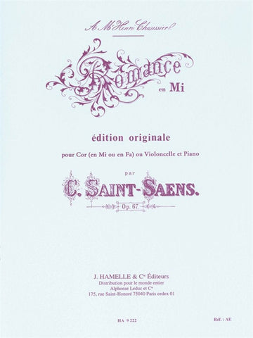 Romance Op.67 In E