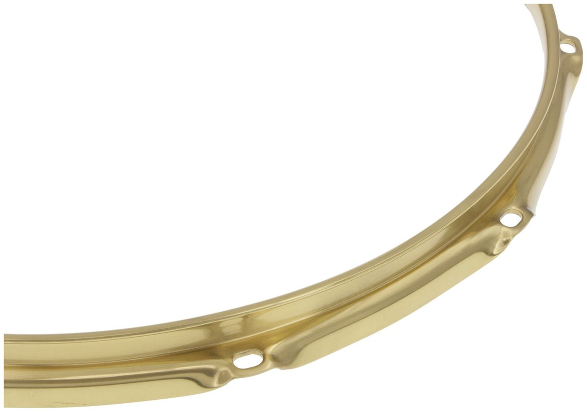 HB25-14-10BR - 14" 10 Holes Brass 2.5mm Super Triple Flange Drum Hoop