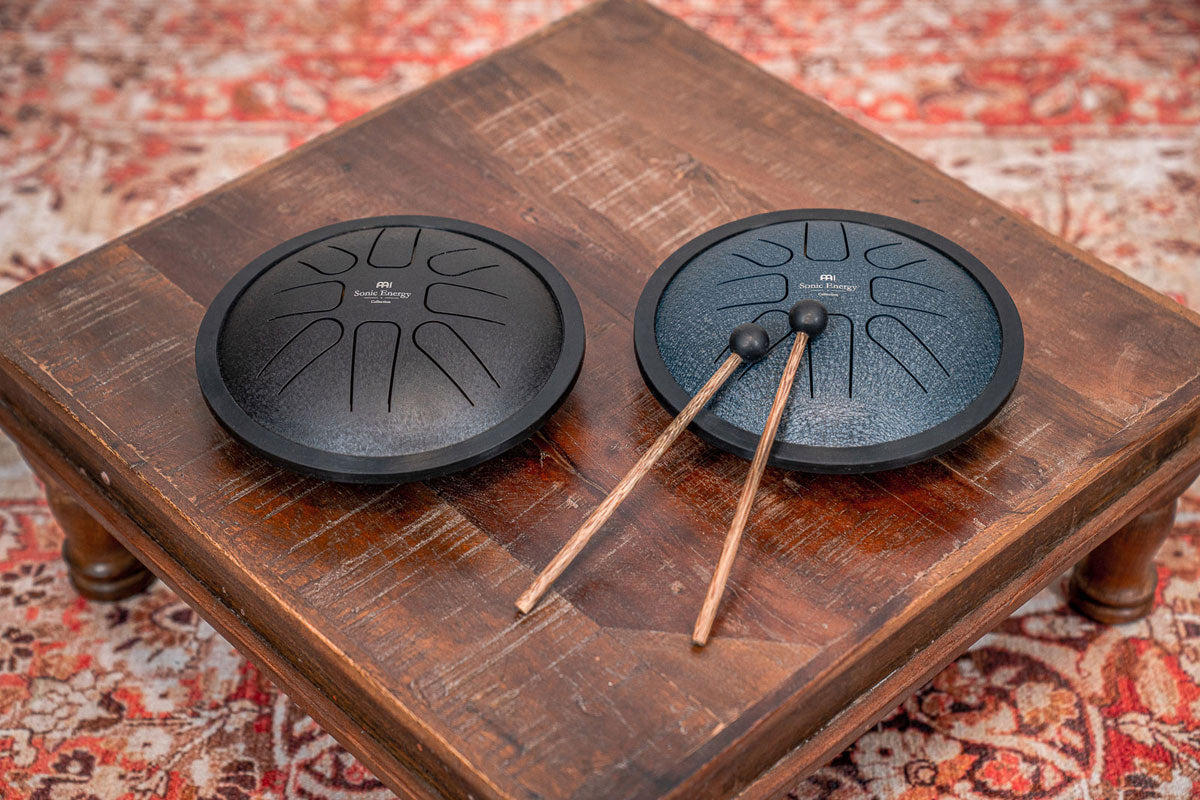 MEINL SONIC ENERGY SMALL STEEL TONGUE DRUM F MINOR BLACK