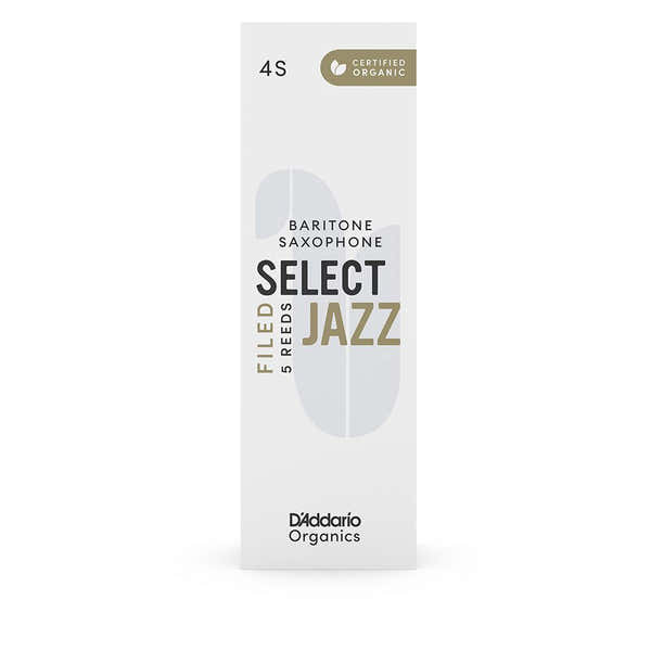 D'addario - Rico ORGANIC SELECT JAZZ 4S - SAXOPHONE BARITONE (FR CUT)
