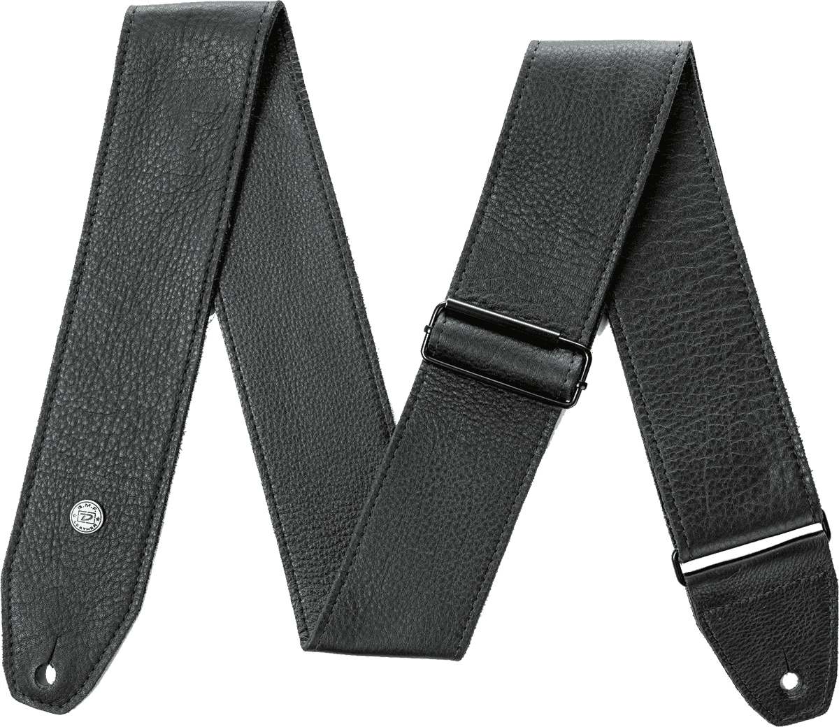 BMF leather TRI-glide Black 6,3Cm