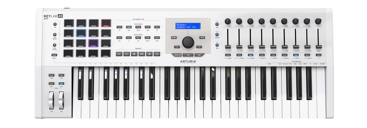 Keylab 49 MKII White