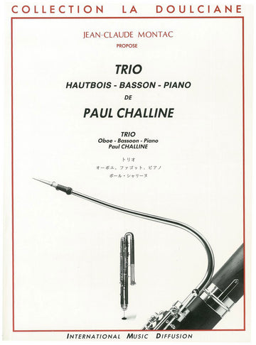 Imd Eges Challine - Trio - Hautbois Basson Et Piano
