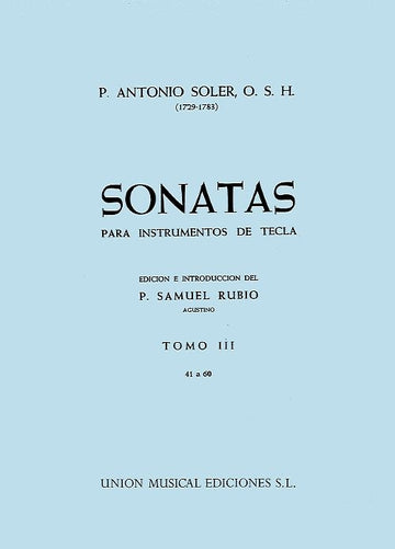 ANTONIO SOLER - SONATA VOLUME THREE - 3 - HARPSICHORD