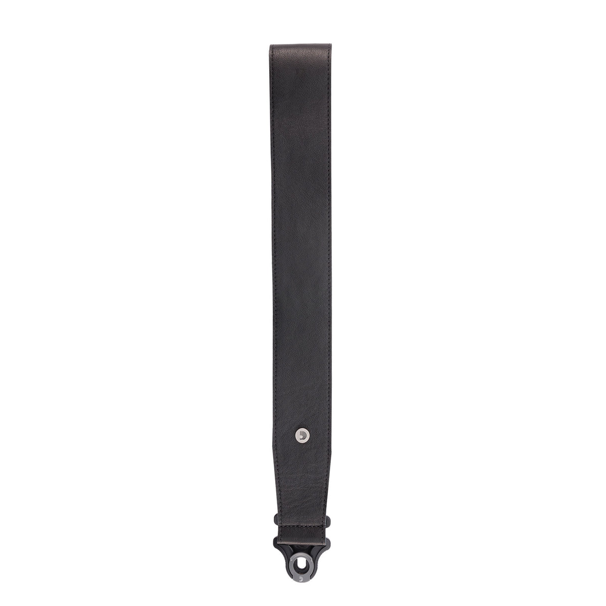 COMFORT LEATHER AUTO LOCK GUITAR STRAP BLACK