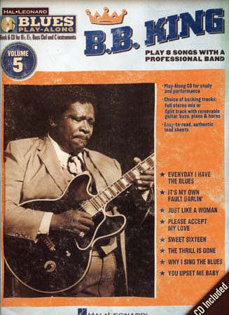 Hal Leonard B.B.King - Blues Play Along Vol.5 + Cd - Bb Eb C Instruments
