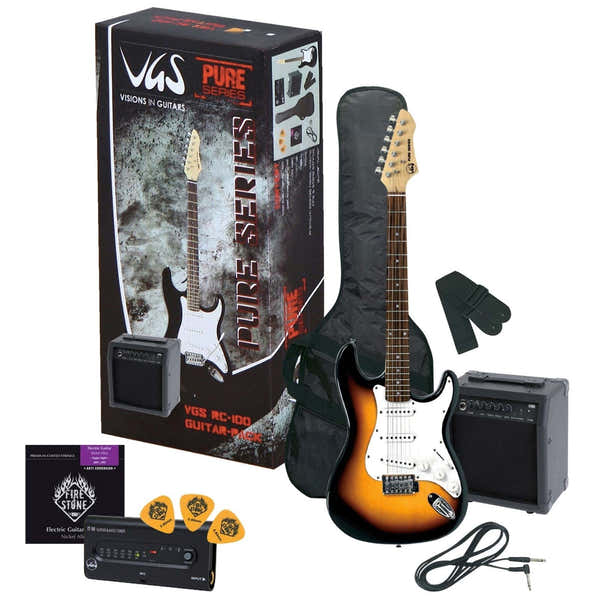 Rc-100 Guitar Pack 3-Tone Sunburst