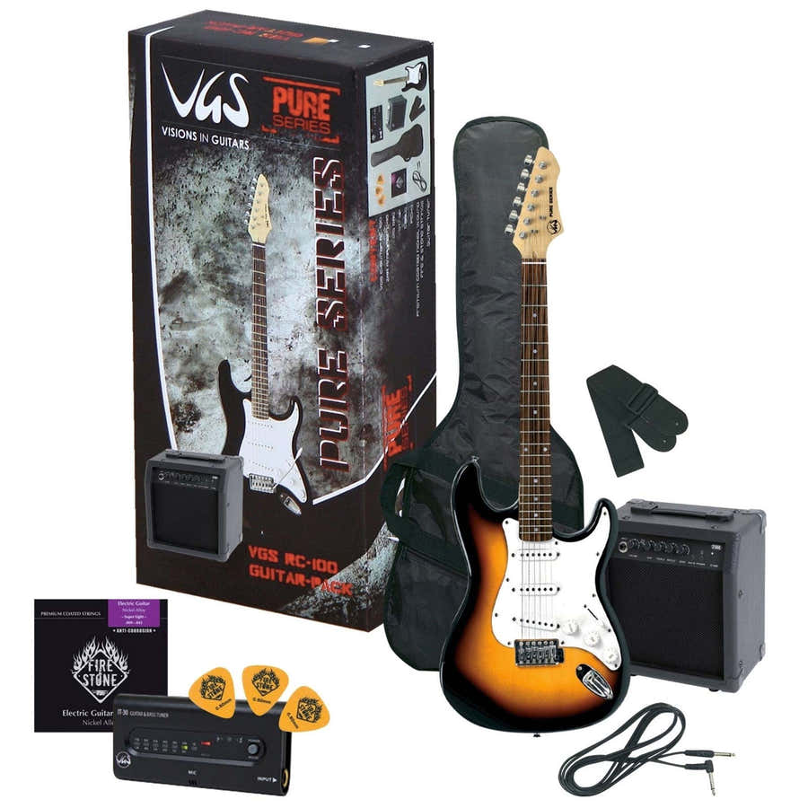 Rc-100 Guitar Pack 3-Tone Sunburst