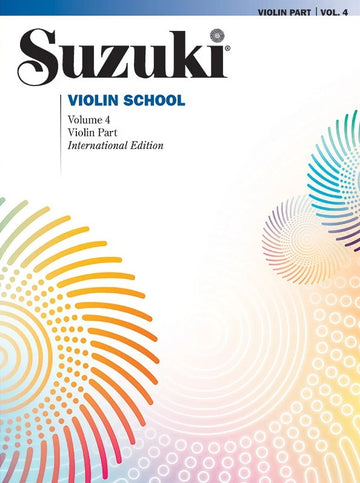 Suzuki Violin School Violin Part Vol.4 Rev. Edition - Violon