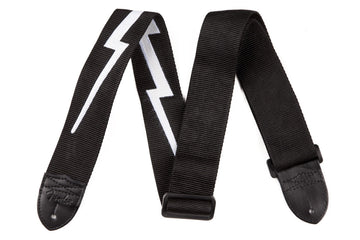 2" Nylon Lightning Bolt Strap Black