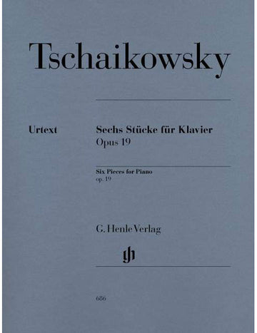 Tchaïkovski - Six Pièces Pour Piano Op. 19 - Piano