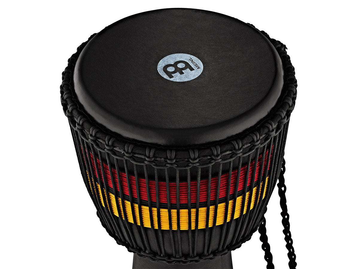 DJEMBE  FIBER 12" ROUGE NATURAL