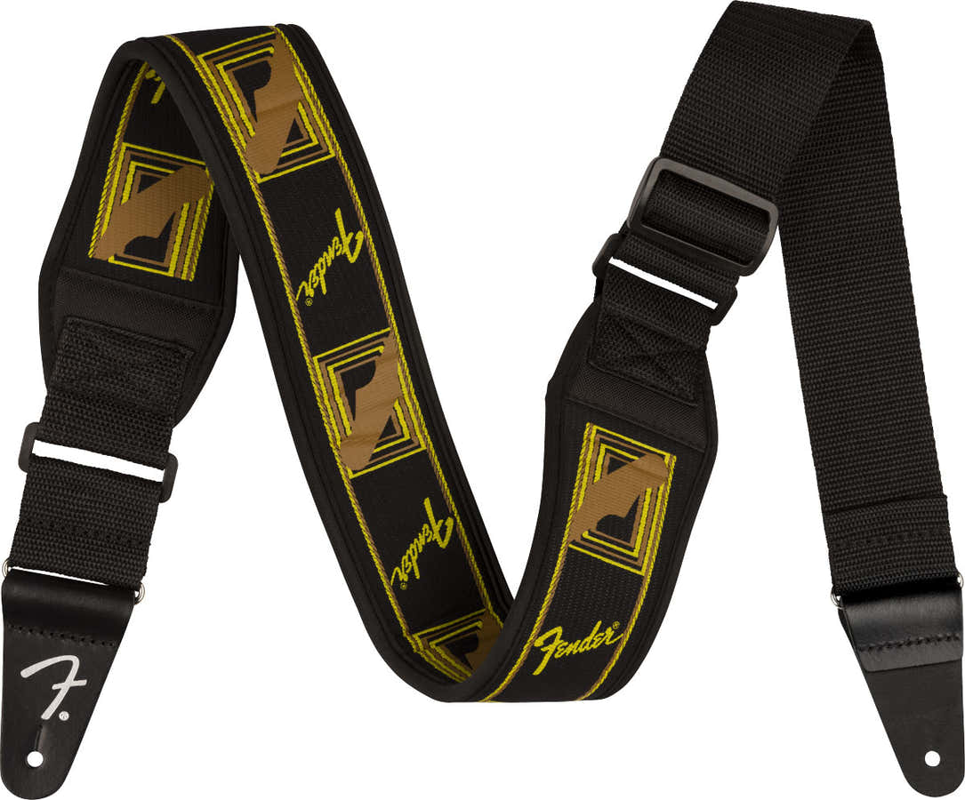 SWELL NEOPRENE STRAP BLK/YLW/BRN MONO 2.5"