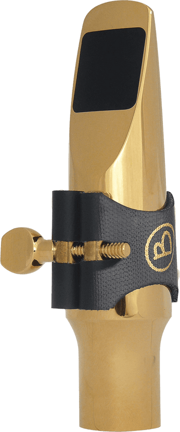 GOLD PLATED METAL MOUTHPIECE ALTO SAX - BALANCE OPENING 23