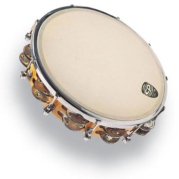 CP391 WOOD TUNABLE TAMBOURINE CP 10"