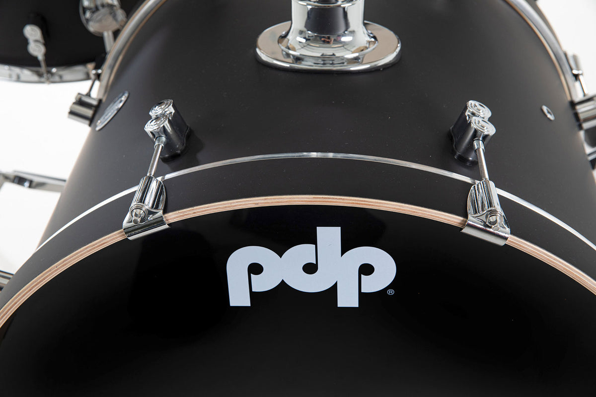 SHELL SET CONCEPT MAPLE FINISH PLY CM5 KIT 22" SATIN BLACK PDCM2215BK
