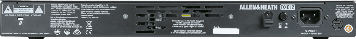 DX012 DIGITAL STAGE BOX