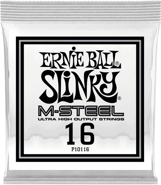 .016 M-STEEL PLAIN ELECTRIC GUITAR STRINGS