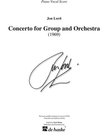 Concerto for Group and Orchestra