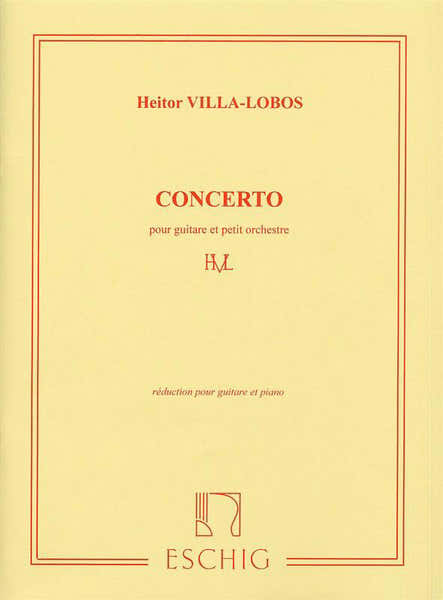 VILLA-LOBOS - CONCERTO - GUITARE PIANO