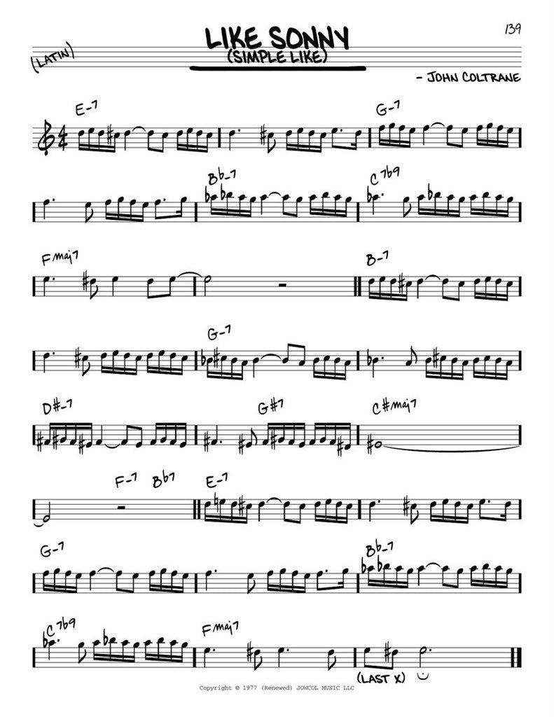 The Real Bebop Book - BB Instruments